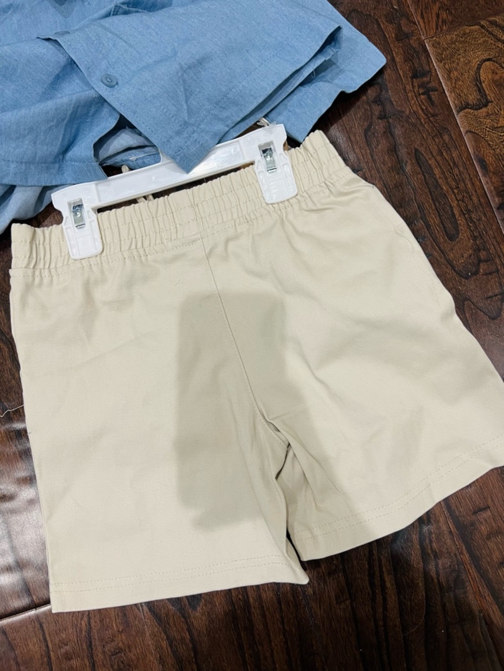 Stitch & Stone Boys Palm Tree Shirt & Khaki Shorts Set - Picture 7 of 7